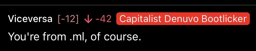 A screenshot of my personal Voyager label for Viceversa@lemmy.world, who has repeatedly shown themselves to be an authoritarian Capitalist bootlicker who is vocally pro-theft and pro-malware.