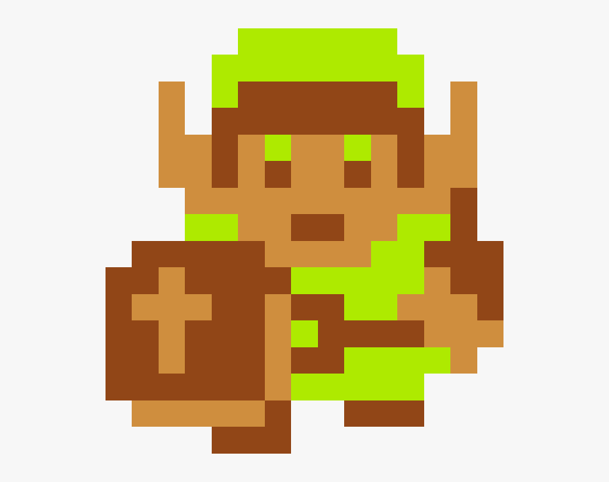 Link from old legend of zelda, 1986