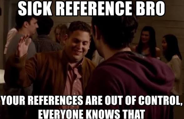 Sick reference meme